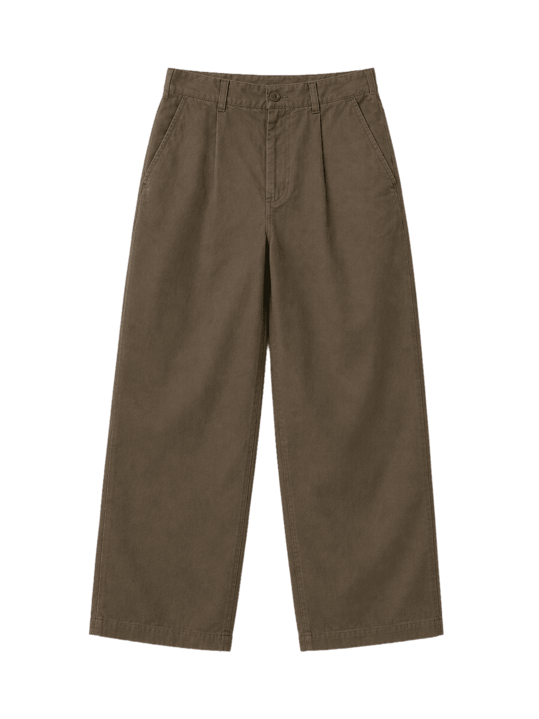 Brown pants on a white background